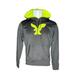 American Eagle Outfitters Shirts | American Eagle Performance Hoodie Black Lime Green Eagle Logo Mens Medium | Color: Black | Size: M