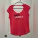 Under Armour Tops | Euc-Under Armour Hot Pink Check Yourself Breast Care Awareness Tshirt. Size L | Color: Pink | Size: M/L