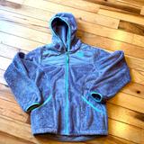 The North Face Jackets & Coats | Girls Gray With Teal Trim The North Face Jacket Size Large 14/16 | Color: Blue/Gray | Size: Lg