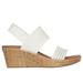 Skechers Women's Beverlee - Sheer Luck Sandals | Size 9.0 | White | Textile | Vegan