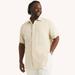 Nautica Men's Big & Tall Linen Short-Sleeve Shirt Wheat Flax, 3XL