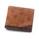 VIPAVA Men's Wallets Mens Wallets Leather Tri-fold Short Wallet Male Retro Business Coin Purse Bag Multifunctional Card Wallet (Color : Brown)