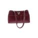 Lambertson Truex Shoulder Bag: Burgundy Print Bags