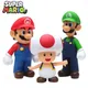 Poupées de dessin animé Super Mario Bros pour enfants figurines d'anime Luigi Yoshi modèle de