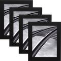 Craig Frames Inc. Bauhaus Picture Frame - Set of 4, Wood in Black | 19 H x 12 W x 0.75 D in | Wayfair 768087041017WAFL-4