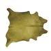 Green 60 x 0.25 in Area Rug - Latitude Run® Plainsboro Handmade Cowhide Lime Area Rug Cowhide | 60 W x 0.25 D in | Wayfair LTDR6087 40835967