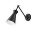 17 Stories Xaine Steel Swing Arm Sconce in Black | 6.25 H x 6.25 W x 27 D in | Wayfair 1870A14B67874626B7E913E236815F3E