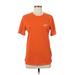 Nike Active T-Shirt: Orange Solid Activewear - Women's Size Medium