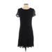 Laundry by Shelli Segal Casual Dress - Shift: Black Dresses - Women's Size 4