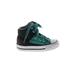 Converse Sneakers: Green Color Block Shoes - Kids Boy's Size 4
