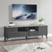 Stylish 70-Inch TV Stand with Marble-Printed Top - 70" in Width