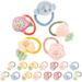 20 Pcs Elastic Hair Tie Little Girl Accessories Kids Clips for Girls Barrettes Cute Daisy Thick Child Toddler