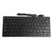 Qisuw Mini Slim Multimedia USB Wired E*ternal Keyboard For Notebook Laptop PC Computer