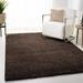 august collection accent rug - 2 3 x 4 brown solid design non-shedding & easy care 1.2-inch thick ideal for high traffic areas in entryway living room bedroom (aug900t)