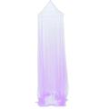 Lace Bed Conical Curtains Dome Bed Canopy Mosquito Net (Purple)