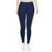 Prolriy Workout Leggings for Women Low Waisted Opaque Soft Yoga Waisted Slim Pants Solid Length Pants Gym Leggings for Women Tummy Control Compression Yoga Pants Women Navy S