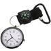 Compass Athletic Watch Hikers Watch Pocket Watch with Clip Quartz Pointer Hook Display Carabiner Watch Luminous Hanging Watch Work and Study Waist Accessories Simple on Foot Glass Men and Women