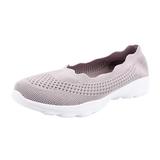 CAICJ98 Volleyball Shoes Slip On Sneakers for Women Lightweight Walking Shoes Comfortable Breathable Mesh Purple