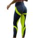 Prolriy Workout Leggings for Women Womens 3D Print Yoga Skinny Workout Gym Leggings Sports Training Cropped Pants Gym Leggings for Women Tummy Control Compression Yoga Pants Women Yellow M