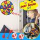 Tejiojio Dart Board Set 11Inches Dart Board With Hook 2 Balls and 2 Darts Safe Dart Classic Games Dart Board for Kids Adults Party Game