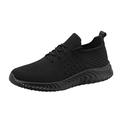 Ramiter Mens Shoes Mens Retro Sneakers Casual Low Top Lace Up Walking Tennis Shoes Black