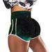 Munlar Women s Shorts Green High Waist Athletic Workout Shorts Shorts Yoag Golf Gym Graphic Summer Shorts for Women