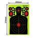 Shooting Targets Splatter Gun Rifle Paper Target Adhesive Exercise 5-50 Pack.