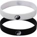 2 Pcs Christmas Gifts Christmas Wresth Mens Bangle Bracelet Women Silicone Bracelet Tai Chi Bracelet Skeleton Energy Silica Gel Miss