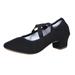 ILJNDTGBE Womens Latin Dance Shoes Cloth Crossbinding Dance Shoes Latin Dance Shoes