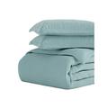 Comfort Canopy - 3 Piece Ocean Microfiber Solid Duvet Cover Set with Shams for King Size Bedding