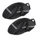 2 PCS Outdoor Waterproof Cycling Mountain Bike Back Seat Rear Bag Portable Bike Saddle Bag MTB Front Tube Tool Bags Tail Pouch(Black)