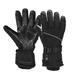 Rigardu Heated Gloves For Men Women Rechargeable Electric Battery Heated Gloves Winter Warm Gloves Intelligent Watertight With Touchscreen For Cycling Skiing Hiking Hunting Outdoor Work Black+L