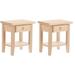 2pcs Doll House Furniture Doll House Bedside Table Furniture Miniature Nightstand Doll House Accessory