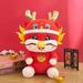 BGZLEU 7.9 Inch Year of The Dragon Mascot Plush Doll 2024 Chinese New Year Dragon Plush Toy Dragon Stuffed Animal Zodiac Ornament for Chinese Spring Festival Gift Home Decor