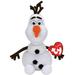 TY Beanie Babies - OLAF the Snowman (Disney Frozen) No Snow Flakes 17 Large Plush (BONUS 1 FUN CHOPS)