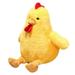 Waroomhouse Soft Stuffed Chick Chick Plush Chicken Plush Toy Soft Cotton Filled Lovely Simulation Poultry Plushies Companion Sofa Cushion Stuffed Cartoon Rooster