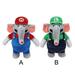 Super Mario Bros Wonder Plush Mario Elephant 10.5 Little Buddy Stuffed Toy Doll