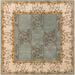 Mark&Day Area Rugs 4x4 Golden Traditional Sage Square Area Rug (4 Square)