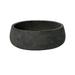 Low Planter Fiberstone Black Washed 4 H X 9.5