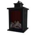 Fireplace Lantern - Integrated Carry And Hanging Handle - Portable Battery-Operated Lantern - Survival Christmas Porch Lights Battery Outdoor Christmas Boxes with Lights Led Christmas Lights Warm 150