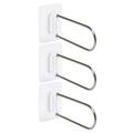 Bathroom Hanger Rack 3pcs Household Hanger Storage Rack Wall Mount Hanger Holder Hanger Organizer Stacker