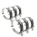 6X SLTC-275 Spring Loaded Stainless Steel T-Bolt Clamps SAE 60 For 2.5 ID Hose Effective Size 2.75 - 3.00 Polish