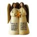 Waroomhouse Friendship Angel Ornament Exquisite Angel Sculpture Angel Ornament Exquisite Workmanship Friendship Angel Statue Resin Angel Sculpture for Home