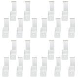 20 Pcs Acrylic Belt Holder Display Shelves Belt Displaying Stand Belt Rack Mens Belt Buckle Belt Organizer Man Miss