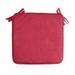 JWDX Cushion Chair Cushion Clearance Square Strap Garden Chair Pads Seat Cushion for Outdoor Bistros Stool Patio Dining Room Linen Red