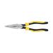 Klein Tools J203-8 Journeyman Side Cutting Long Nose Plier: 8 Overall Length
