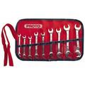 Proto J3300A 9 Piece Short Series Open End Wrench Set 7/32 to 1/2 inch