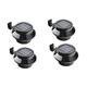 4 Pack Oudoor Solar Gutter Lights Waterproof Sun Power Smart Solar Led Gutter Night Utility Security Light Black gticphyj