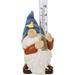 5 inch Gnome Rain Gauge Garden Gnome Statue with a Plastic Rain Gaugeï¼ŒHand Painted Garden Gnome Sculpture for Lawn Patio Yard Decoration