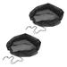 2 Pcs Mesh Cover Rain Barrel Buckets Cover Mesh Covers for Rain Buckets Rain Barrel Grill Bucket Lid Grille Polyester